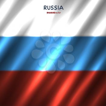 National Russia flag background. Great 8 country Russian standard banner backdrop