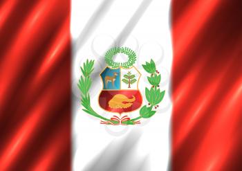 Peru national flag background. Country Peruvian standard banner backdrop