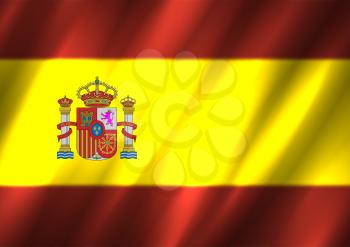 Spain flag background. Country Spanish standard banner backdrop