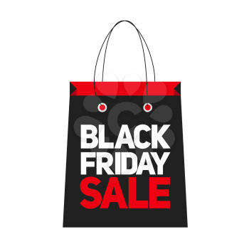 Black Friday Sale Label Vector Illustration EPS10