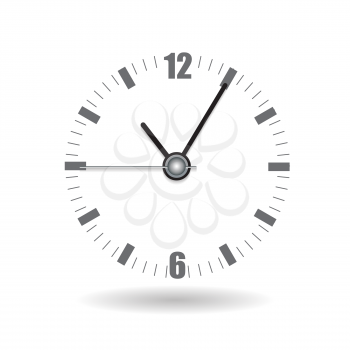Realistic Clock Alarm Watch Vector Illustration EPS10