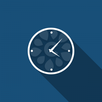 Modern Flat Time Management Vector Icon for Web and Mobile Application
