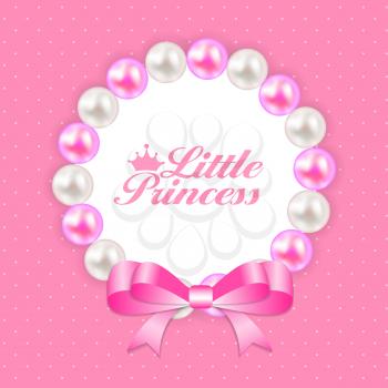 Little Princess Background Vector Illustration EPS10
