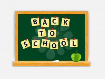 Back to School. Isolated Vector Background  EPS10