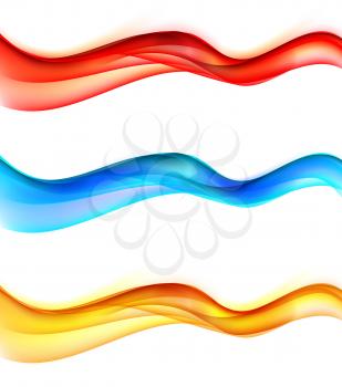 Abstract Colored Wave Background. Vector Illustration. EPS10