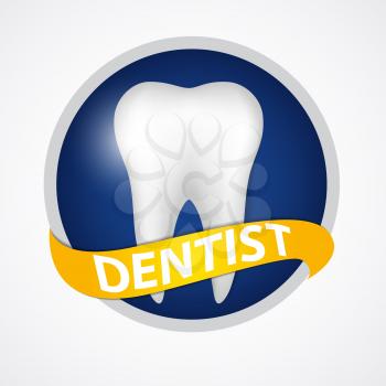 Dental Clinic Icon Isolated Vector Illustration EPS10
