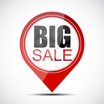 Big Sale Label Vector Illustration EPS10