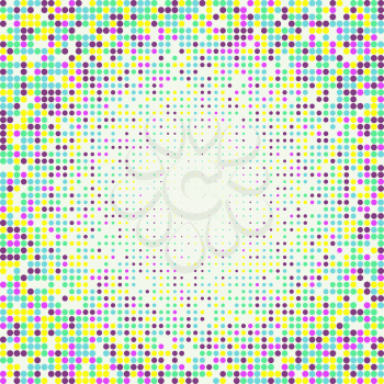 Abstract Psychedelic Art Background. Vector Illustration. EPS10