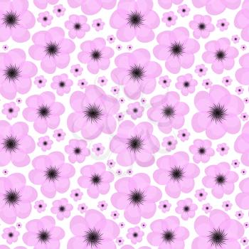 Floral Seamless Pattern Background Vector Illustration EPS10