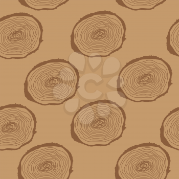 Stump. Muzzle. Seamless Pattern Background. Vector Illustration. EPS10