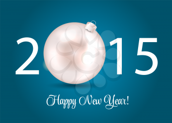 Abstract Beauty 2015 New Year Background. Vector Illustration. EPS10