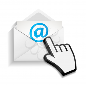 Design Concept Email Write Icon Vector Illustration EPS10