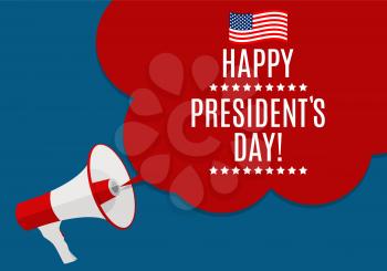 Presidents Day in USA Background. Can Be Used as Banner or Poster. Vector Illustration EPS10