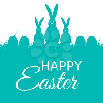 Colored Happy Easter Background Vector Illustration EPS10