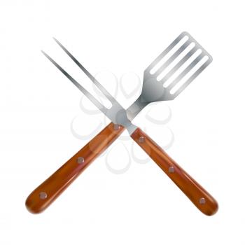 BBQ and Grill Tools. Vector Illustration EPS10