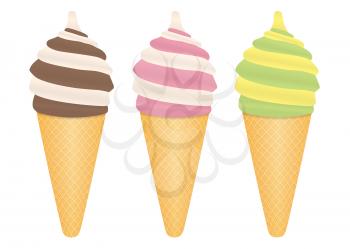 Ice Cream Food Icon Vector Illustration EPS10