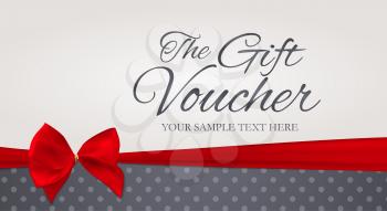 Gift Voucher Template Vector Illustration for Your Business EPS10