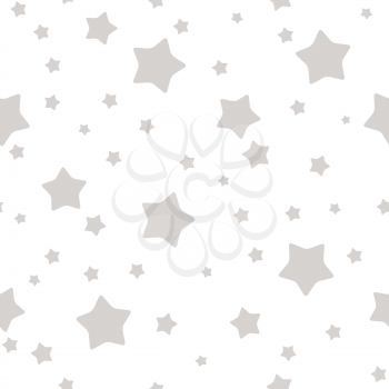 Starry sky seamless pattern background with star. Vector Illustration EPS10