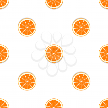 Abstract Orange Seamless Pattern Background Vector Illustration EPS10
