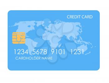 Credit Card Icon. Vector Illustration EPS10