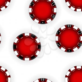 Chips for the casino. Gambling.  Vector  Illustration Background. EPS10