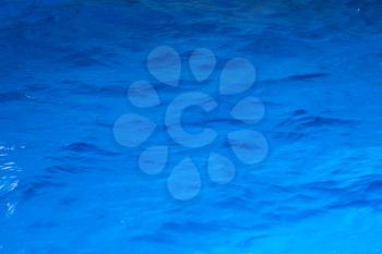 Texture of Sea water in the swimming pool, water for dolphins