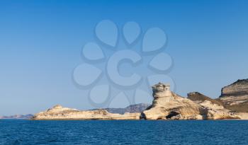 Coastal rocks near Bonifacio, Corsica island, France