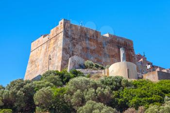 Old citadel of Bonifacio, Corsica island, France