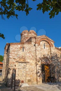 Church of St. John the Baptist in old historical Nesebar town, Bulgaria. Black sea coast