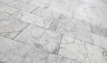 Urban walking lane pavement background texture, white stone tiling pattern