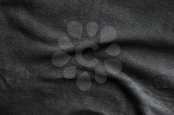Texture of fleece, soft napped insulating fabric made from polyester, wavy pattern