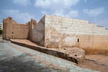 Ruined Aqaba Fortress, Mamluk Castle or Aqaba Fort located in Aqaba city, Jordan