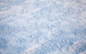 Texture of fresh snowdrift surface with nice shadows