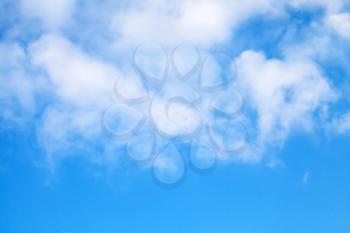 Cloudy blue sky background texture