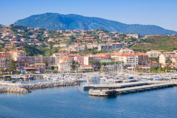 Propriano port, Seaside, South Corsica, France