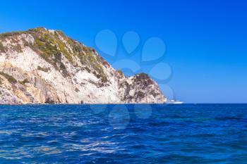 Marathonisi islet near Greek island Zakynthos in the Ionian Sea