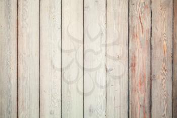 Old grungy wooden wall, frontal flat background photo texture