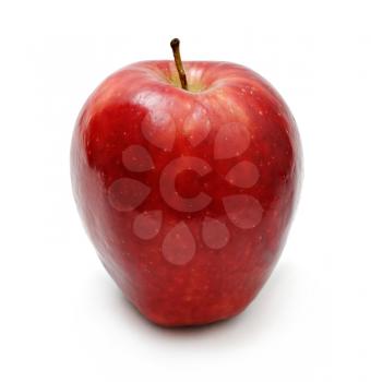 Red apple isolated on white