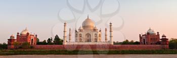 Taj Mahal at the sunset, Agra, India