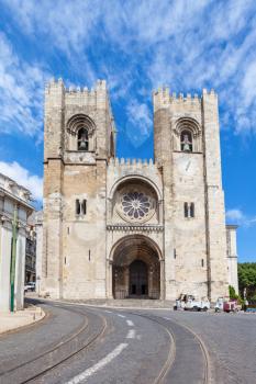 Se Cathedral (The Patriarchal Cathedral of St. Mary Major) in Lisbon, Portugal