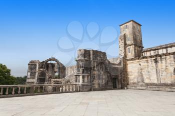 The Convent of the Order of Christ is a religious building and Roman Catholic building in Tomar, Portugal