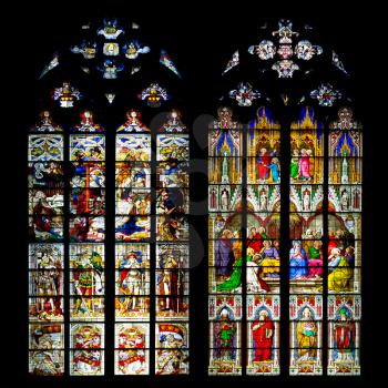 Stained glass windows  in the Cologne Cathedral