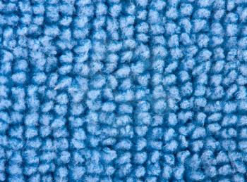 Blue microfiber sponge. Use for texture or background