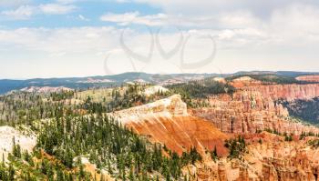 Landscape of Bryce Canyon from the top of mountain, National Park, Utah, USA