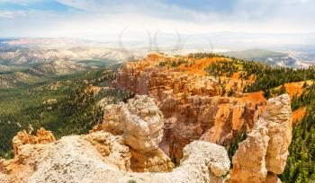 Top view on Bryce Canyon National Park, Utah, USA