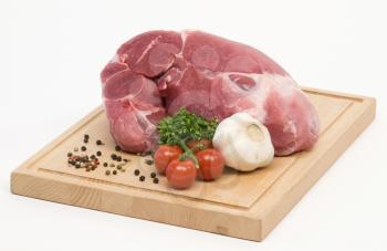 Raw pork meat
