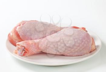 Raw turkey legs (skin on)
