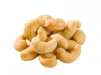 Heap of roasted cashew nuts