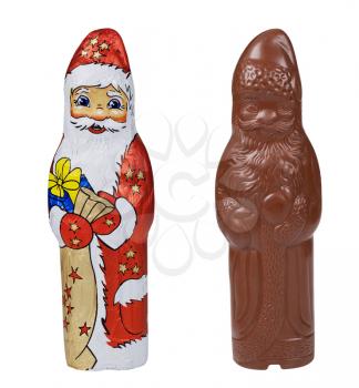 Chocolate figures of St. Nicholas - cutout