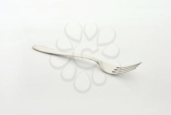 Plain four-pronged metal dinner fork
